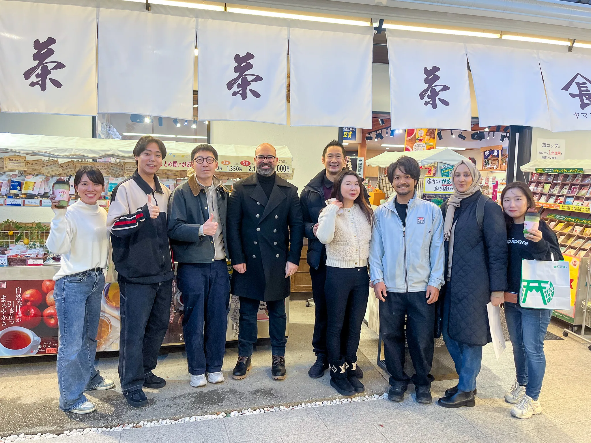 DripSquare team at a trade exhibition
