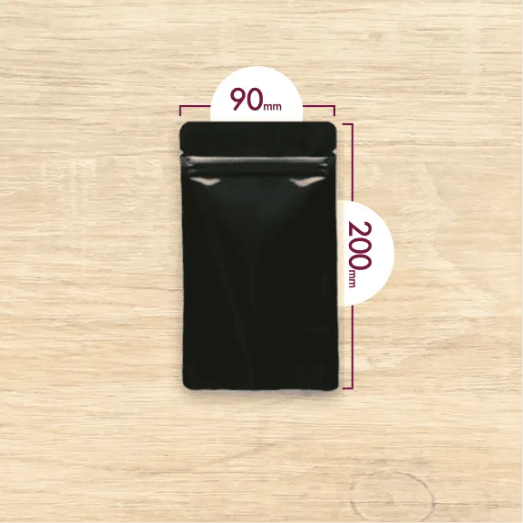 Bag with zipper for 30g