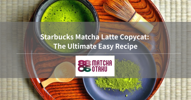 Starbucks Matcha Latte Copycat: The Ultimate Easy Recipe